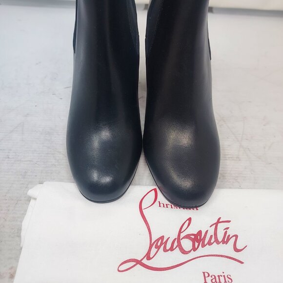 Christian Louboutin Black Leather Turelastic Chelsea Boot - Picture 7 of 12